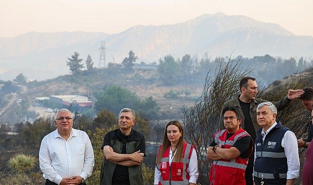 Antalya Büyükşehir ekipleri orman yangınlarını söndürme çalışmalarına seferber oldu