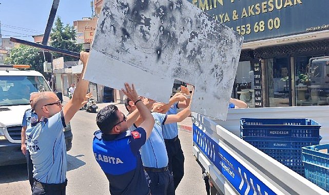 Bayraklı’da kamusal alan işgallerine ortak denetim
