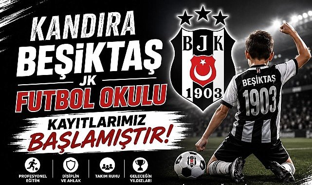 Kandıra’da Geleceğin Yıldızları Yetişiyor: Beşiktaş JK Futbol Okulu Kayıtları Başladı
