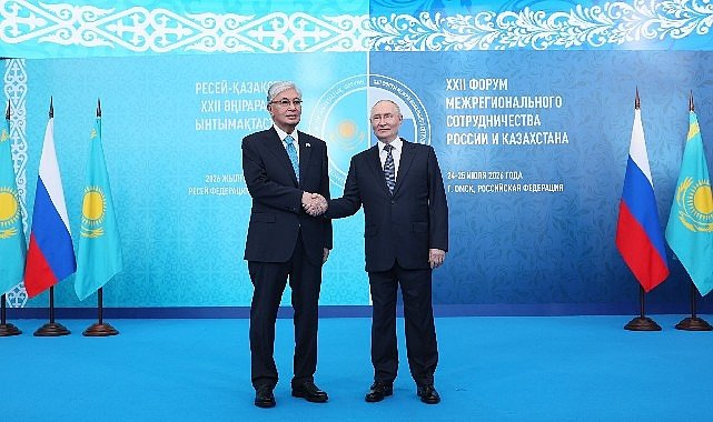 Putin Kazakistan Cumhurbaşkanı Kassym-Jomart Tokayev ile Görüştü