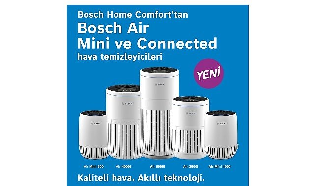 Bosch Home Comfort Group’tan İleri Teknoloji Hava Temizleme Cihazları