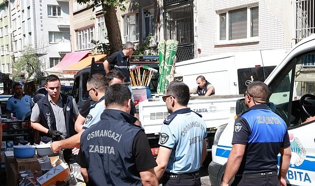 Osmangazi Belediyesi Kaldırım İşgallerine Fırsat Vermiyor